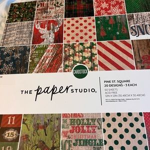 Christmas scrapbook supplies